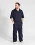 PANELLED LINEN TROUSER